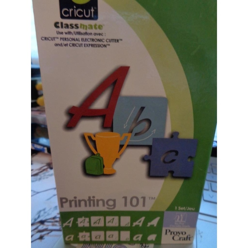 Cricut Die Cut Cartridge PRINTING 101 Scrapbooking